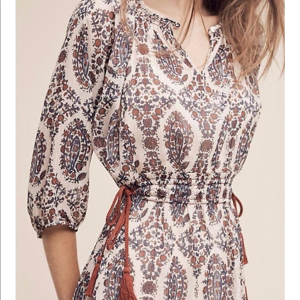 Anthropologie: S Zharah Peasant Dress by Floreat